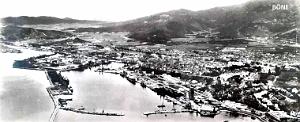 Bone - Vue panoramique - Port et Ville - 1957